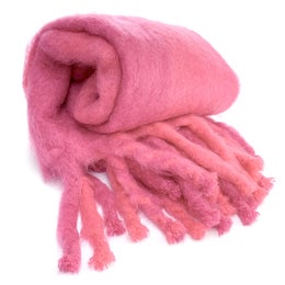 ORCHID mohair blanket 130x180