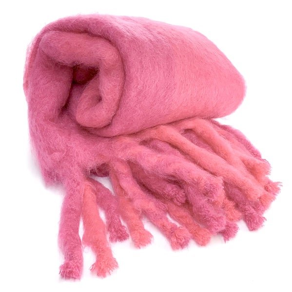 ORCHID mohair blanket 130x180